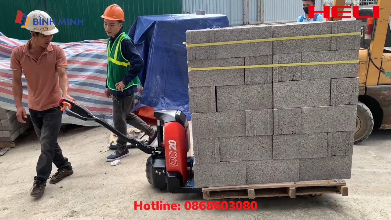 Xe nâng tay điện 2 tấn Heli CBD20J-Li3