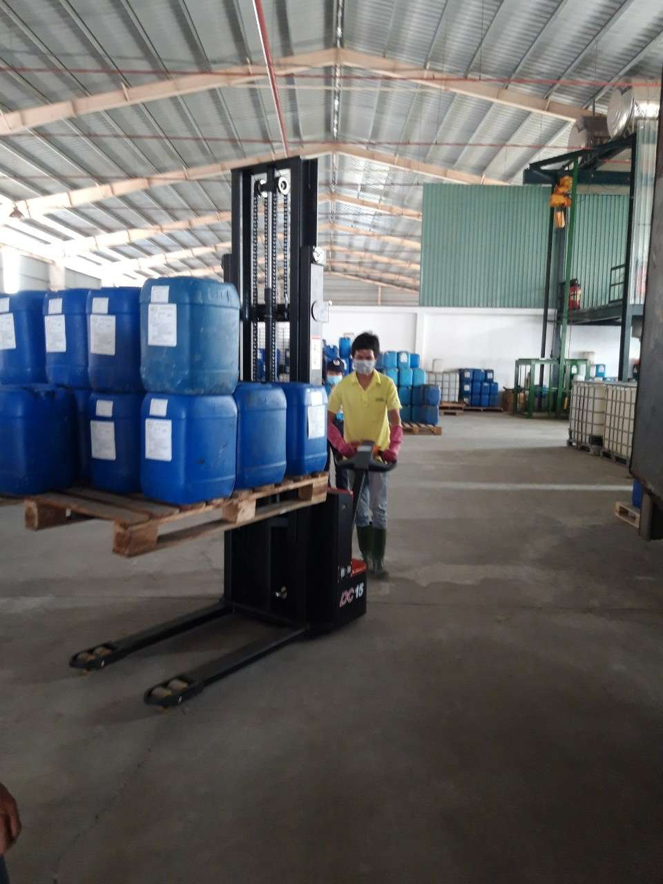 Xe nâng tay điện 1.5 tấn Heli - Model CDD15J - Xe nâng tay điện giá rẻ - Mới 100%