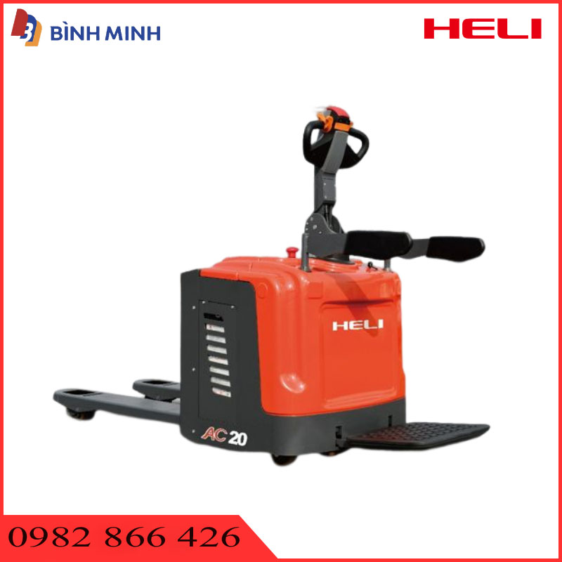Xe nâng tay điện đứng lái 3 tấn Heli - Pin Lihthium - Model: CBD30J-RLi