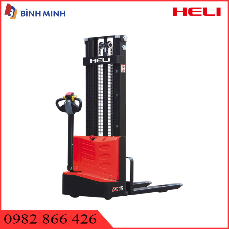 Xe nâng tay điện 1.5 tấn Heli - Model CDD15J - Xe nâng tay điện giá rẻ - Mới 100%
