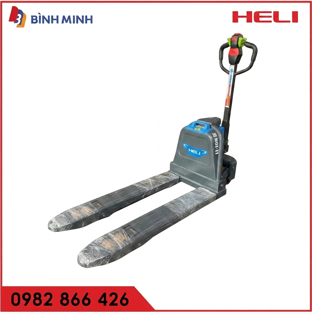 Xe nâng tay điện thấp giá rẻ mới 100%
